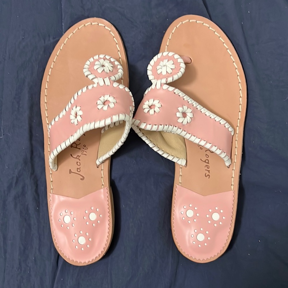 NWOT 7.5 Jack Rogers , never worn. Little too small